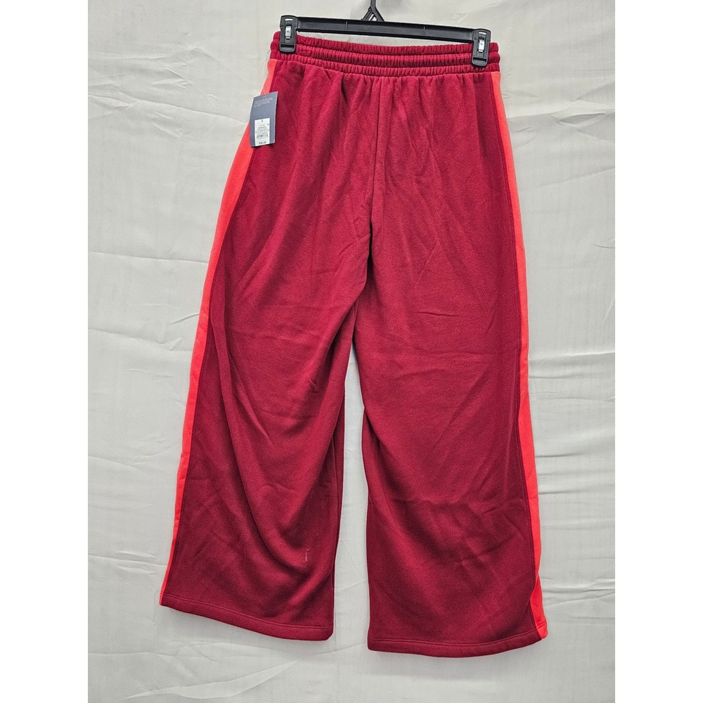 Universal Thread Burgundy Red Side‎ Stripe Wide Leg Sweatpants Small NEW